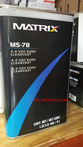 MATRIX MS78 CLEARCOAT,FREE SHIPPNG! SELL ONLY NJ.