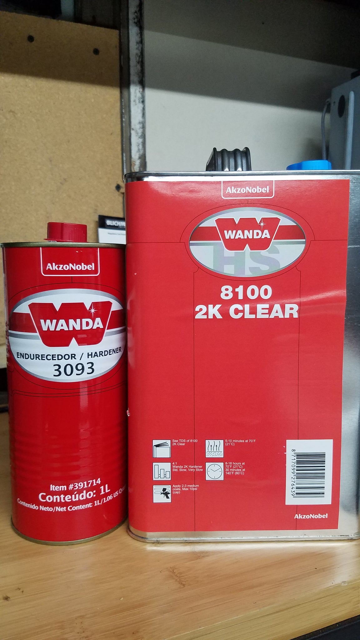 Genesis Auto Body Supply - Wanda 2100 LV 2K Universal Clear Coat Gallon -  585286